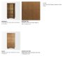 71717 - Winsford Two-Tone Oak Display Cabinet w/ Glass Doors