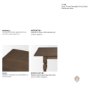 71722 - Angeline 96"L x 48"W Extendable Dining Table | Dark Brown Wood | Seats 8-10