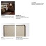 71741-ABC - Holden King Upholstered Bedframe | Shelter Headboard | Oatmeal Performance Fabric