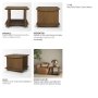 71745 - Boden Wood Side Table w/ Open Shelves