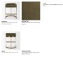 71762 - Hollyfield II Olive Fabric Seat Gold Metal Base Counter Stool