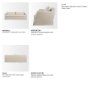 71777 - Ellington Slipcovered Slope Arm Sofa | 3 Seater | Cream Fabric