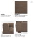 718201-H - Warner Channel 3 Piece Sofa Set w/S Corner Piece