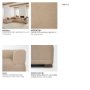 718211-D - Warner Quilt 3 Piece Sofa Set w/Corner Piece