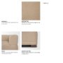 718211-G - Warner Quilt 3 Piece Sofa Set w/S Corner Piece