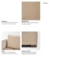 718212-E - Warner Quilt 3 Piece Sofa Set w/Corner Piece w/Back Cushions