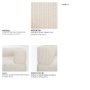 718221-D - Warner Stripe 3 Piece Sofa Set w/Corner Piece