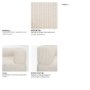 718221-E - Warner Stripe 3 Piece Sofa Set w/Corner Piece