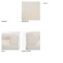 718221-F - Warner Stripe 3 Piece Sofa Set w/Corner Piece