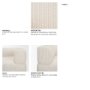718221-I - Warner Stripe 3 Piece Sofa Set w/S Corner Piece