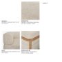 718231-D - Warner Frame 3 Piece Sofa Set w/Corner Piece