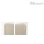 71825-ABC - Solene Queen Upholstered Bedframe w/ Footbed | Curved Headboard | Oatmeal Fabric