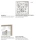 9110 - Silhouette & Pattern V (MC) Jennifer Goldberger Hand Embelished Framed Art Print Matted under Glass