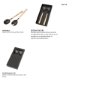 IN7114 - Maple Wood Salad Servers S/2, Tumbled Black
