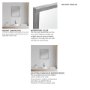 MIR-D237-P2024-DS - Bristol Grey 20x24 Faux Wood Frame Bathroom Vanity Mirror