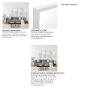 MIR-D244-P2040-DS - Bristol White Plain 3Mil Mirror 20 x 40