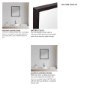 MIR-D288-P2024-DS - Bristol Espresso 20x24 Faux Wood Frame Bathroom Vanity Mirror