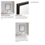 MIR-D288-P2430-DS - Bristol Espresso 24x30 Faux Wood Frame Bathroom Vanity Mirror