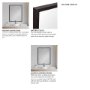 MIR-D288-P3040-DS - Bristol Espresso Plain 3Mil Mirror 30 x 40