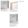 MIR-D289-P2024-DS - Bristol Tan 20x24 Faux Wood Frame Bathroom Vanity Mirror