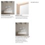 MIR-D289-P2430-DS - Bristol Tan 24x30" Faux Wood Frame Bathroom Vanity Mirror