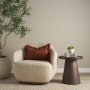 71557 - Kambal 13x21 Copper Rust Cotton Decorative Pillow Cover