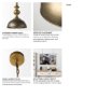 65267 - Capsa 17x29 Antique Gold and Silver Toned Metal Dome Pendant Light 
