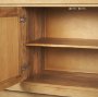 71382 - Valterra Light Brown Wood w/ Travertine 4 Door Sideboard