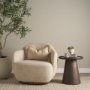71541-CFNA - Kambal 13x21 Light Beige Cotton Pillow Cover w/Non-Allergen Filler