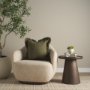 71543-CFNA - Kambal 20x20 Evergreen Cotton Pillow Cover w/Non-Allergen Filler