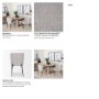 70431 - Hartt Dining Chair W/ Matte Black Metal Frame and Gray Fabric