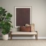 71552-CFD - Kambal 14x26 Mahogany Cotton Pillow Cover w/Down Filler