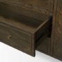 71299 - Phil Dark Brown Wood 2 Door 3 Drawer Closed Sideboard