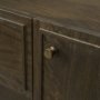 71299 - Phil Dark Brown Wood 2 Door 3 Drawer Closed Sideboard