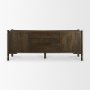 71299 - Phil Dark Brown Wood 2 Door 3 Drawer Closed Sideboard