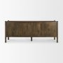 71299 - Phil Dark Brown Wood 2 Door 3 Drawer Closed Sideboard