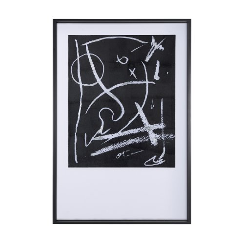 	14345 - Doodle I by Mercana Studio a Hand Embellished Textured Framed Art Print Matted under Glass