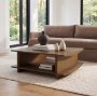 71743 - Boden 42" Square Wood Coffee Table w/ Open Shelf