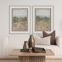 16231 - Amber Horizon IV by Mercana Studio Textured Framed Artwork Matted under Glass