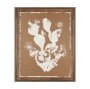 16362 - Solar Cactus - Sienna by Nick Simon Hand-Embellished Textured Framed Artwork Matted under Glass