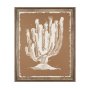 16364 - Cosmic Reach - Sienna by Nick Simon Hand-Embellished Textured Framed Artwork Matted under Glass