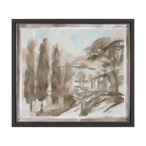 16373 - Open Country II by Mercana Studio Textured Framed Artwork Matted under Glass