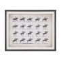 16375 - Running & Jumping by Mercana Studio Hand-Embellished Framed Artwork Matted under Glass