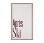 16382 - Apres Ski by Mercana Studio Hand-Embellished Textured Framed Artwork Matted under Glass