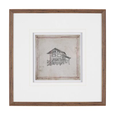 16385 - Apres 2 by Mercana Studio Hand-Embellished Textured Framed Artwork Matted under Glass