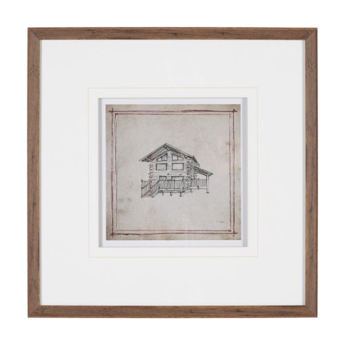 16385 - Apres 2 by Mercana Studio Hand-Embellished Textured Framed Artwork Matted under Glass