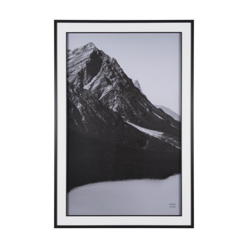 16389 - Mountain Mamma BW by Nathan Larson Textured Framed Photo Print Matted under Glass