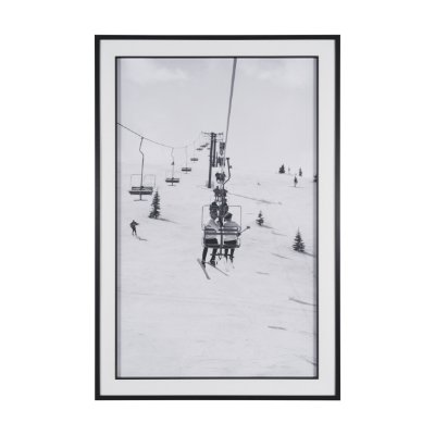 16390 - The Ride Up by Antoinette Frissell Textured Framed Photo Print Matted under Glass