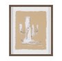 16393 - Saguaro Nights by Nick Simon Hand-Embellished Framed Artwork Matted under Glass