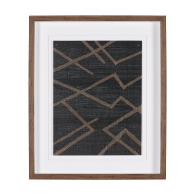 16408 - Fabric Fusion - Garisan by Maja Gunnarsdottir Textured Framed Artwork Matted under Glass